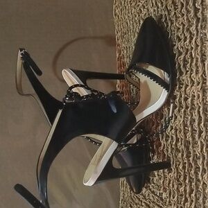 GX by Gwen Stefani Black Strappy Women's Shoes Size 8
